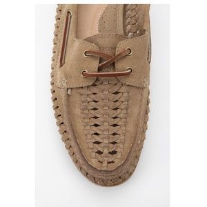 Frye Quincy Woven Boat Shoe